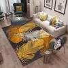 Nordic Living Room Carpet Bedroom Bedside Carpet Geometric Flower Carpet