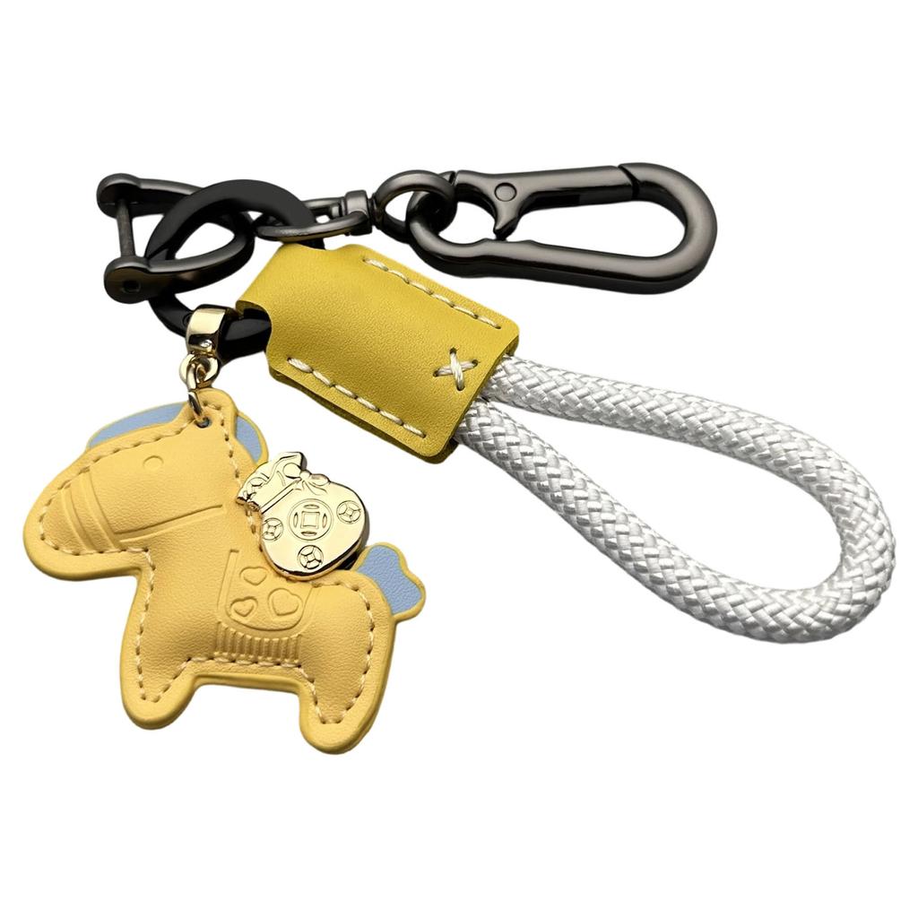 Stylish Personalized Key Accessory for Car Keys Made of PU Leather Waterproof Compact Design for Adults and Fashion Enthusiasts