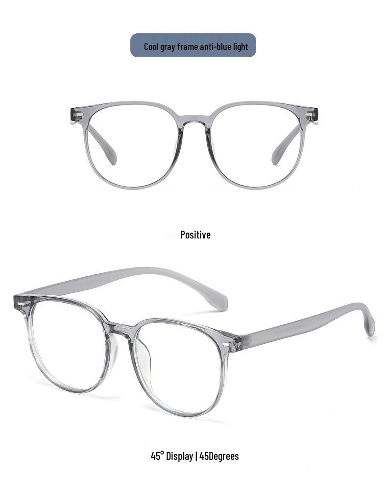 1256 Ultraleichter TR90 Optischer Brillenrahmen für Damen und Herren - High-End, Großrahmen, Kompatibel mit Korrektionsgläsern