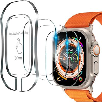 3PCS Volle Abdeckung Gehärtetem Glas Displayschutz Für Apple Watch Ultra 2 9 8 Iwatch 49MM 49 MM 2022 2023 Schutzfolie Schutz Zubehör