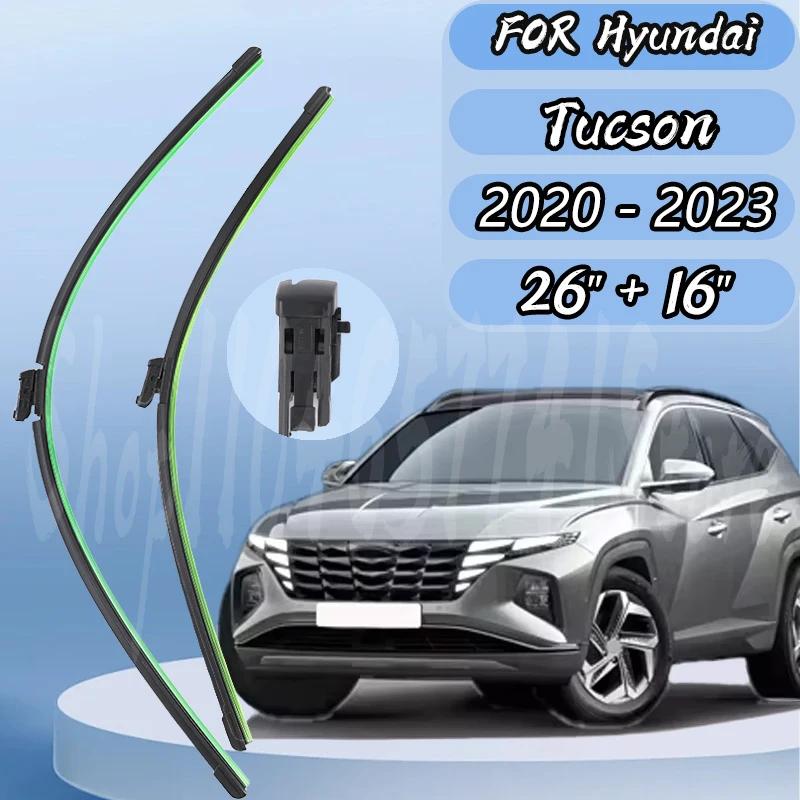 

Дворники для Hyundai Tucson 2020-2026 Передние щетки стеклоочистителя Щетки стеклоочистителя Автомобильные щетки от дождя Автоаксессуары 26 +16