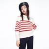 little MO&Co. Girls' Merino Wool Striped Knit Sweater