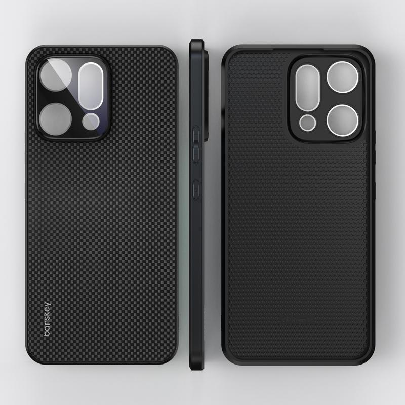 Carbon Fibre Texture Matte Case for Reno 14 Pro Cover for OPPO Reno 14F F Reno14 14pro Anti-drop Shockproof Cover Shell
