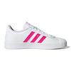 Adidas Neo VL Court 2.0 K Breathable Low top Kids' Skateboarding Shoes White Pink Kids' EG6155