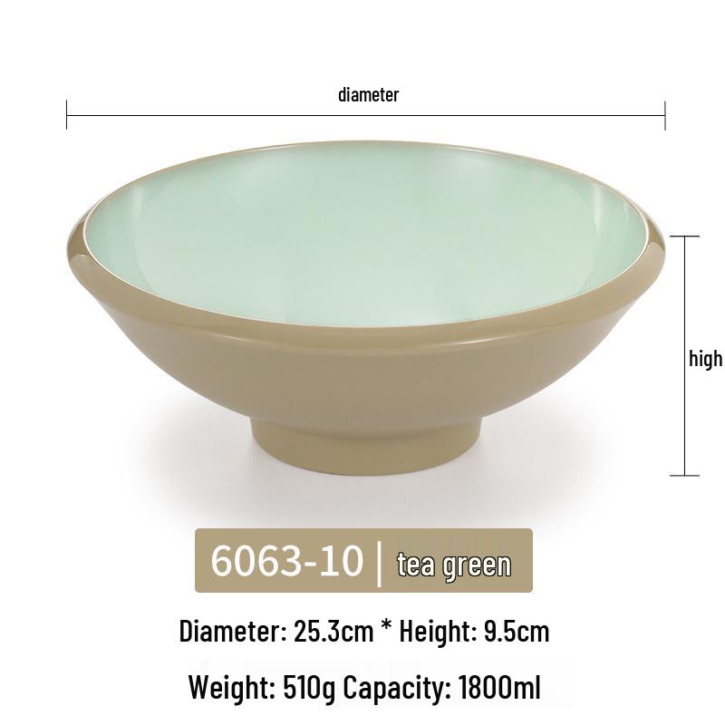 Melamine Noodle Bowl for Noodle Restaurants: Ideal for Luosifen, Malatang, Rice Noodles, and Chongqing Xiaomian