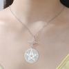  God Name Tetragrammaton Pentacle Necklaces Stainless Steel Sacred Witch Knot Pendant Chain Solomon Seal Amulet Jewelry