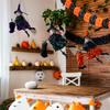 Halloween Multiple Colors Ornaments Hanging Background Wall Polyester Home Garden Sequin Unique Artificial Witch Handmade 3 Styles
