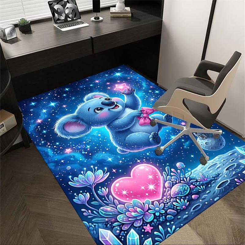 

1PC Koala Star Extra Large Non-Slip Floor carpet, Office, family, bedroom, Studio - Large Area Rug,Longlasting Material-K0408 60cm by 90cm