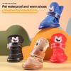 Fashion Non-slip Dog Warm Shoes Warm Waterproof Dog Snow Boots Soft Pet Cat Shoes Pet Dog Cat
