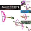 Minecraft Pink Bow And Arrow Toy For Kids Plastic Material 38*35.5cm Packaging Size