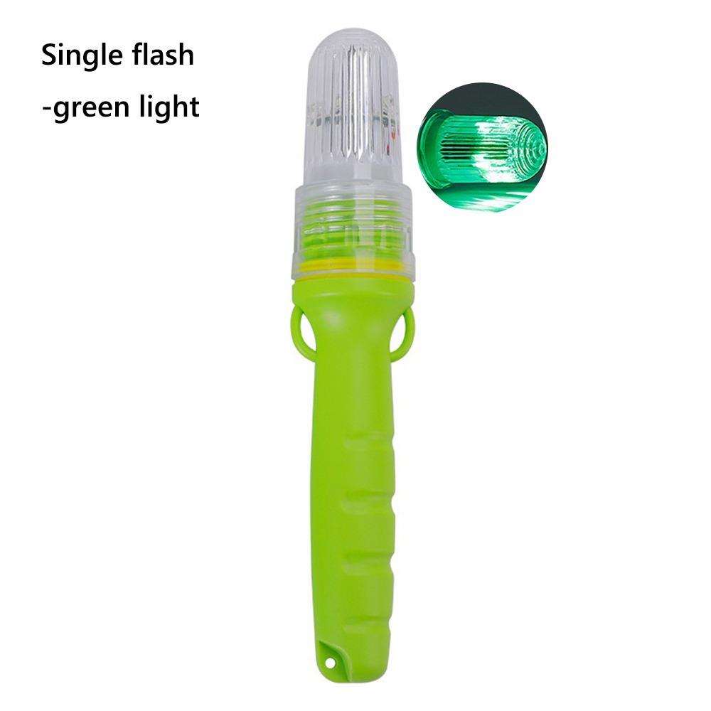 

Double Flash Lamp Buoy Signal Light Floating Marine Navigation Light Outdoor Single flash-green light