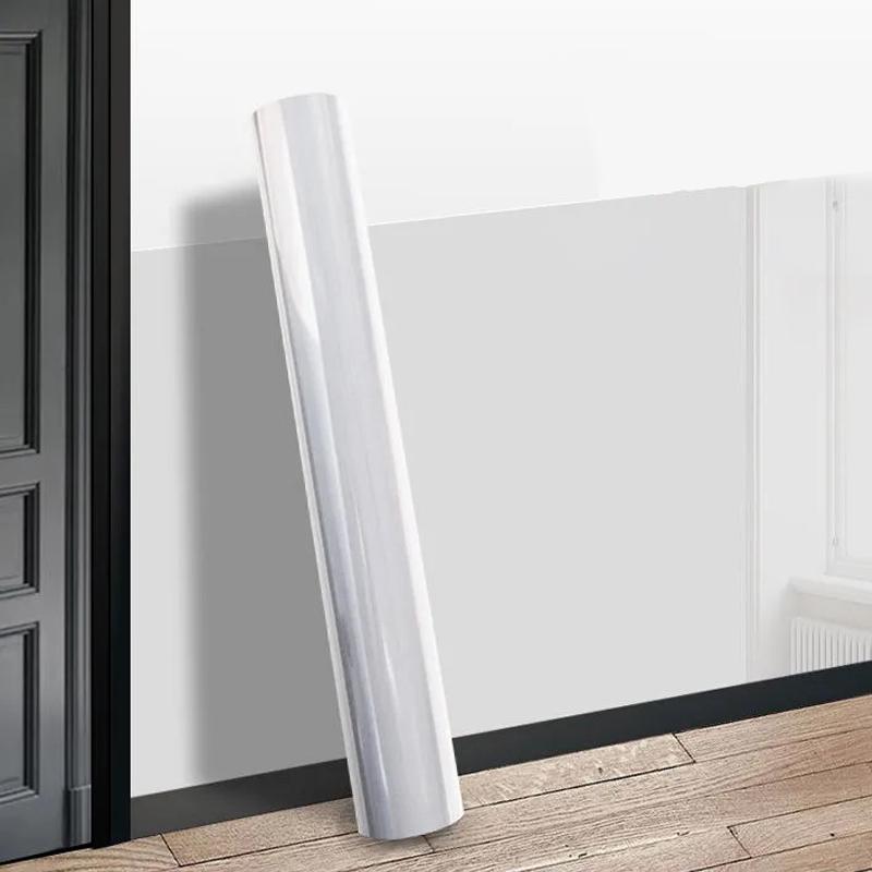 Transparent Electrostatic Wall Protection Film Scratch Stain Resistant, Damage-Free Adhesive for Home Walls Rental Spaces