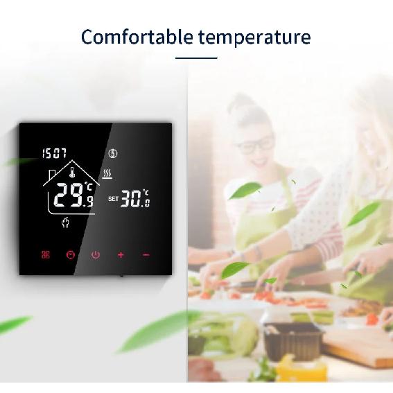 WiFi Smart Thermostat Temperaturregler Tuya Smart Life Für Fußbodenheizung Elektrischer/Wasser-Gas-Kessel Funktioniert mit Alexa Alice