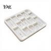 Multi Grid Geometric Fondant Mold Art Face Styling Baking Mold, Multi-grid Flexible Texture Tray, Food Grade PLA Plaster Casting Tool Abstract