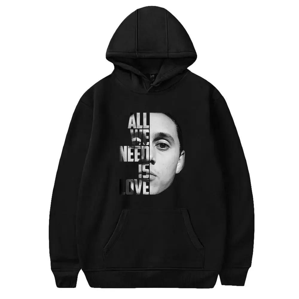 Canserbero Bluza z kapturem Damska Męska Długi Rękaw Bluza z Kapturem Unisex Casual Streetwear Y2K Moda Uliczna Odzież