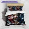 3PC Custom Name Dark Fantasy Portrait Bedding Set Printed  Bedding Set Duvet Cover Closure Includes 1 Duvet Cover & 301 Pillowcases for Bedroom