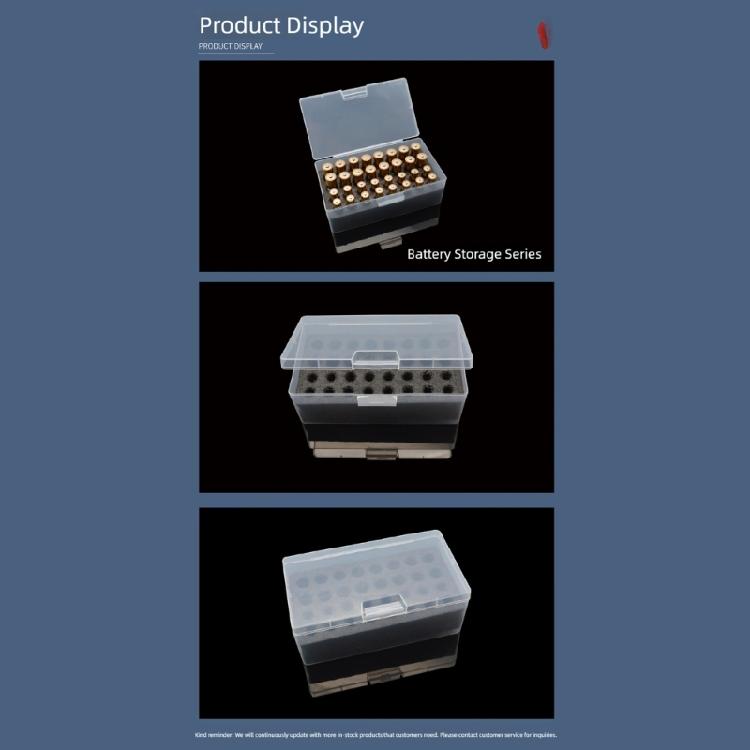 Professional Battery Organiser Box 16 Slot Design Heavy Duty PP Construction For Photographers Tech Users