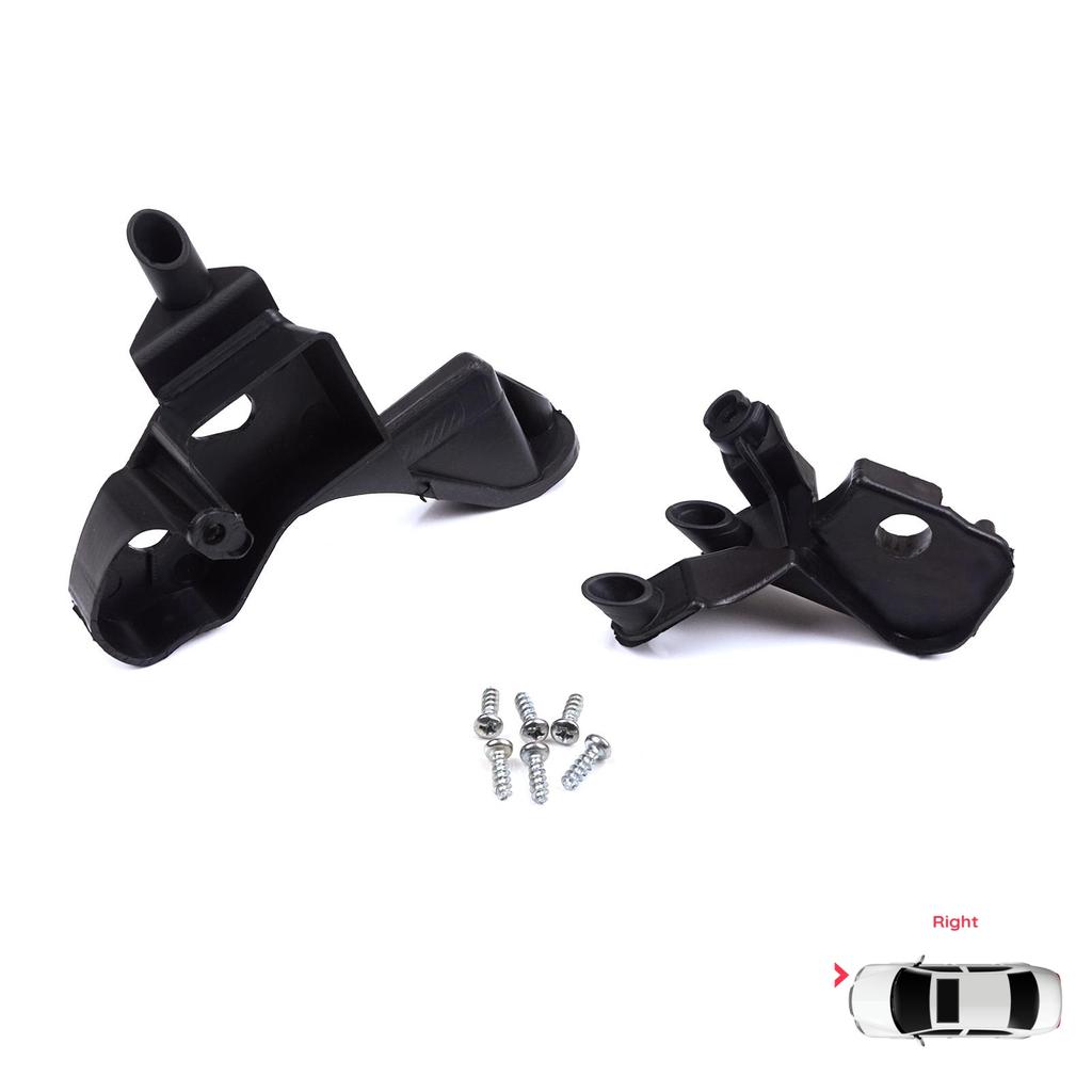 BHL574-2 Headlight Holder Mount Repair Bracket Tab Set Right Side for Citroen C4 MK2 B7 NC 2009-2018 DS4 MK1 NX 2010-2015 6212H0