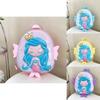 Cute Cartoon Mermaid Kids Backpack Adorable Eggshell Bag Perfect Birthday Gift
