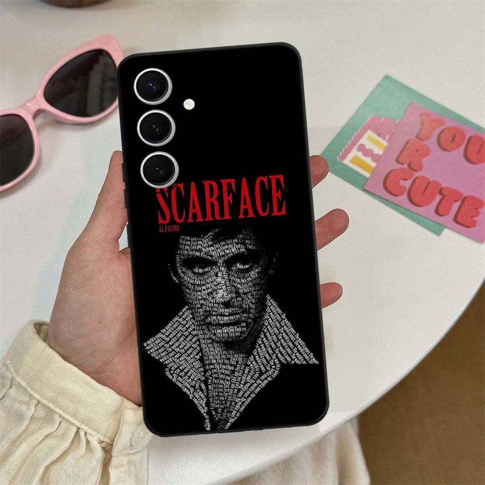 Classic Tonny Montanas Scarface Phone Case For Samsung S 24 Fe 25 Ultra Plus 20 Lite 21 30 22 23 24 22 Ultra 5G Fundas