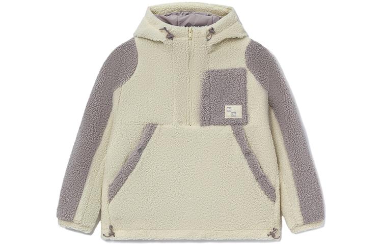 Li Ning BADFIVE Velvet Jackets Women s Bone White Hooded AFDR714-2 L