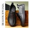 2026 Men's Soft Sole Leather Loafers: Breathable, Fashionable, Slip-on Driving Shoes