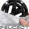 KUDFZ1 Car Logo Front Grille Rear Trunk Decoration Accessories For VW GTI Golf Polo 6 Passat Arteon Jetta CC Taigo Tiguan T-ROC Hub Cap
