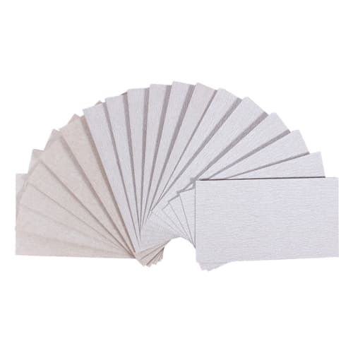 Bigman Mini Dry Sanding Paper Set, #120, #240, #400, 18 Sheets (6 of Each), BYR-24