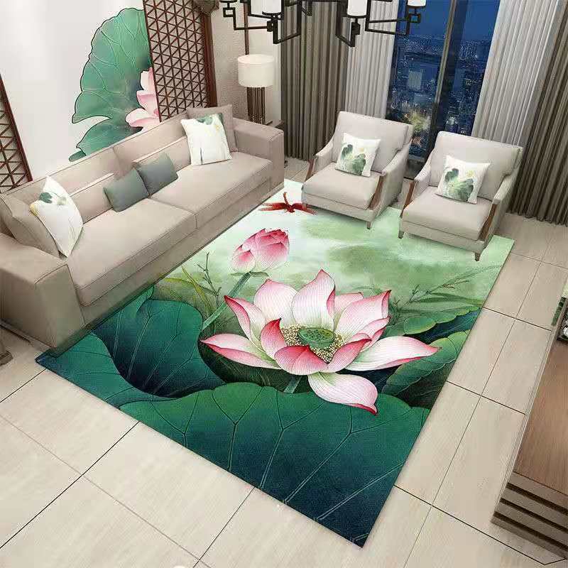 Prabangūs dideli svetainės kilimėliai kinų stiliaus kavos staliukai kilimai miegamojo dekorui Neslystantys plaunami grindų kilimėliai įėjimo kilimėlis
