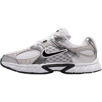 V5 RNR Low Top Kids' Running Shoes White Gray Teenagers Sneakers HQ6411-100