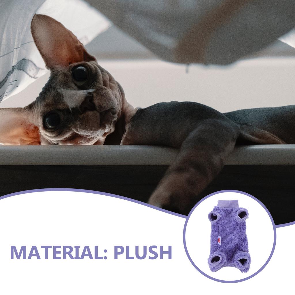Sphynx Katze Kleidung Winter Rollkragen Verdicktes Outfit Katzenbekleidung XS Warm Atmungsaktiv Hautfreundlich Wintermantel für den täglichen Gebrauch