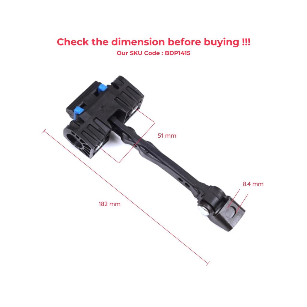 EDP1415 Rear Door Stop Check Assy Limiter Strap for VW Jetta MK6 A6 5C6 1B 162 163 AV3 AV2 2010-2018 5C6839249