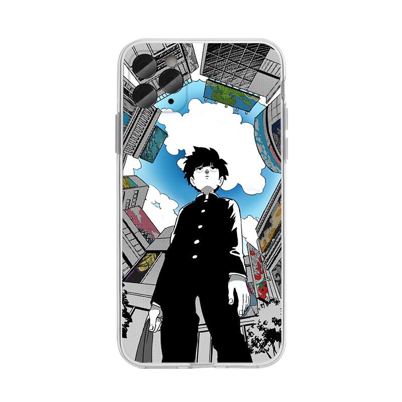 Mob Psycho 100 iPhone Case for iPhone 11/12 - Kageyama Shigeo & Reigen Arataka Design