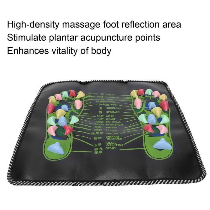 Massagematte - VINGVO - Reflexzonen - Beruhigender Stein - Verbessert Durchblutung - Lindert Müdigkeit