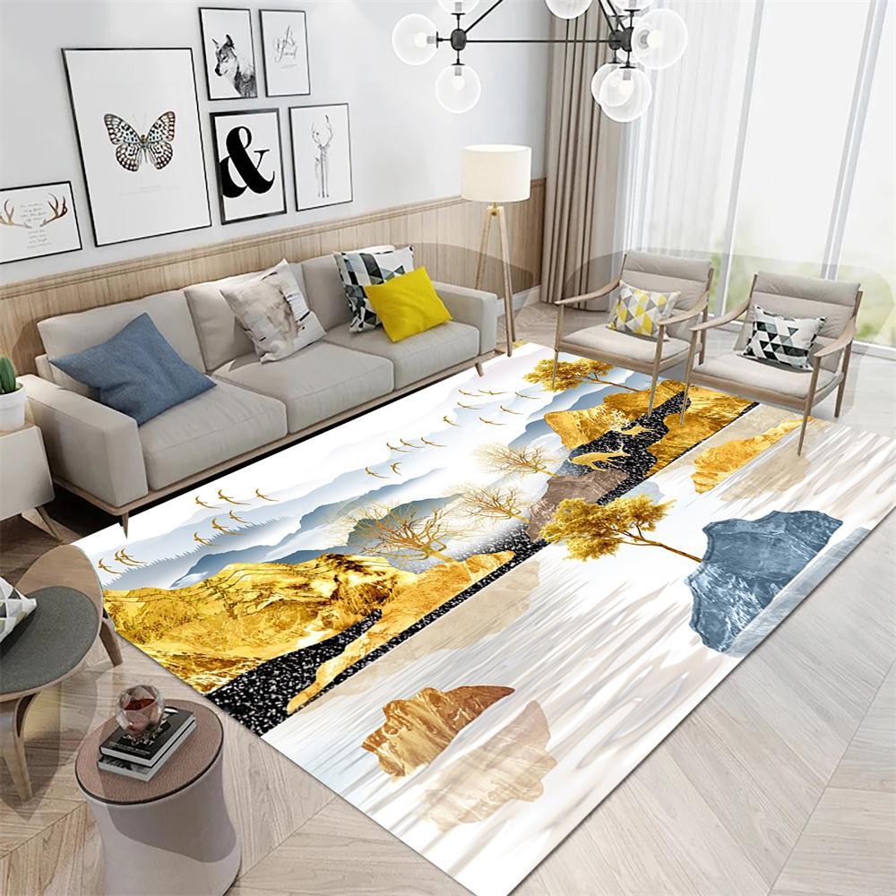 💰Köp billigt online Indoor Modern Area Rug, Soft NonShedding Carpet