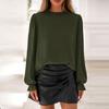 Women's Solid-color Fashionable Long-sleeved Top