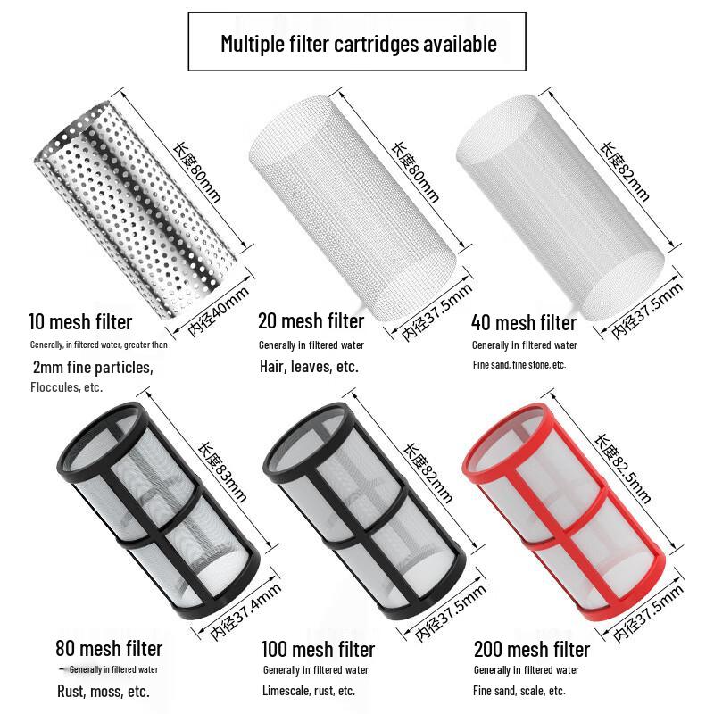 YIXI Tap Water Pre-filter with 1-inch 100-mesh