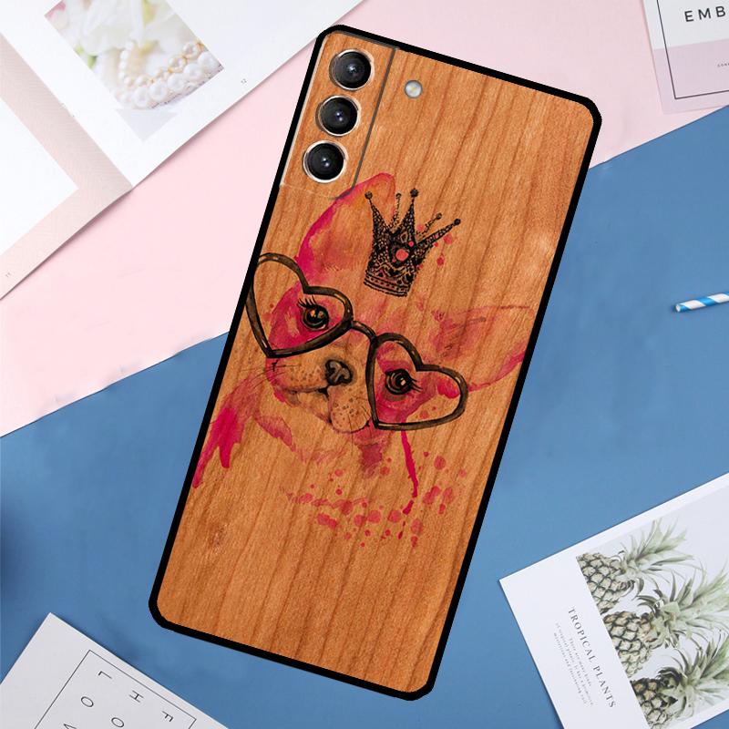 Deer Lion Elephant Wood Animal Case For Samsung Galaxy S25 Ultra S21 S22 S23 S24 Ultra S9 S10 Plus S20 FE S25 FE Back Cover