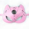 Gothic-Style Cat-Ear S&M Leather Mask, Unique  Accessory for Adult Erotic Roleplay, Spice Up Bedroom Bondage & Sensual Games