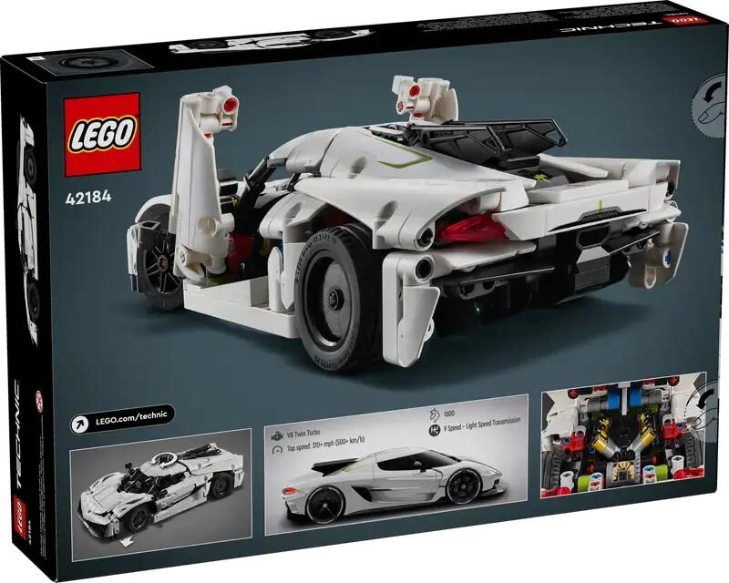 LEGO конструктор Technic – Машинка – Суперспортивный автомобиль Koenigsegg Jesko Absolut (42184)