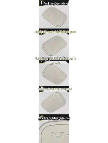 08-13 RAV4 Stainless Steel Fuel Tank Cap Protector