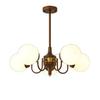 Mid-Century Nanyang Style Chandelier: Retro Space-Inspired Lighting for Living Room, Dining Room & Bedroom with Eye-Protection.