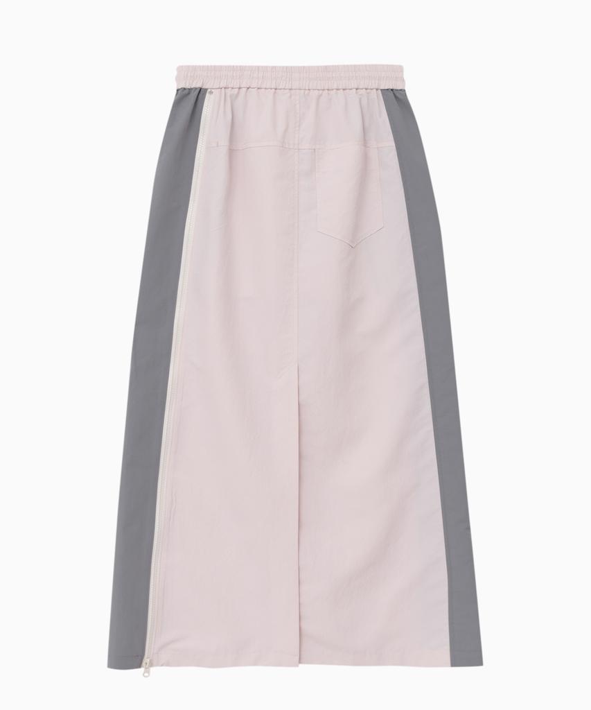 Jenyujeu Jet-Up String Long Skirt - Light Pink
