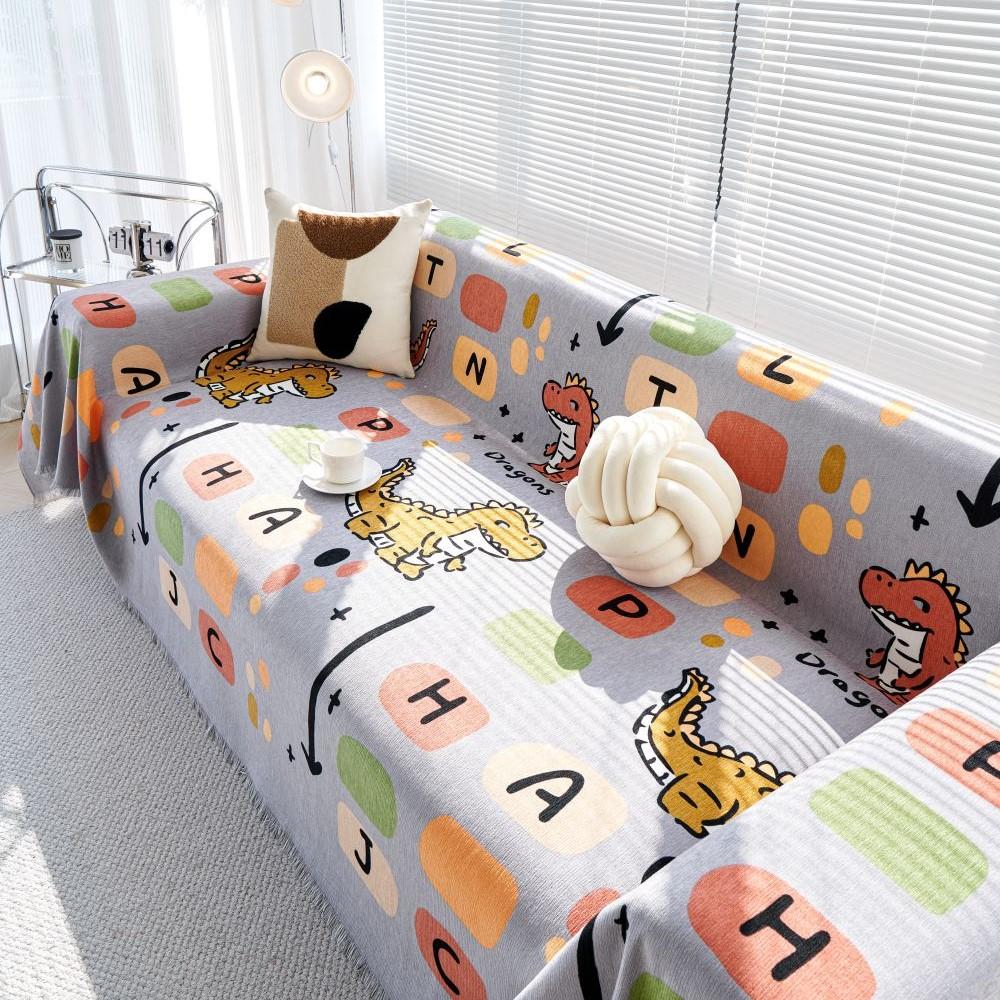 

Чехол для дивана с изображением динозавра, коврик, пледы для гостиной, парное положение, современное водонепроницаемое одеяло для кемпинга и пикника 180x130cm