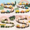 Wooden Animal Number Train Magnetic Educational Toy For Toddler Cognitive Learning