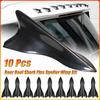 10 Pezzi Spoiler Tetto Auto Spoiler Paraurti Diffusore Pinna di Squalo Generatore di Vortice Kit Universale Spoiler Ala Pinne di Squalo Tetto Posteriore