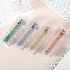 Rose Gold Transparent Stapler Manual Book Binding Machines Paper Stapler  School Office Supplies