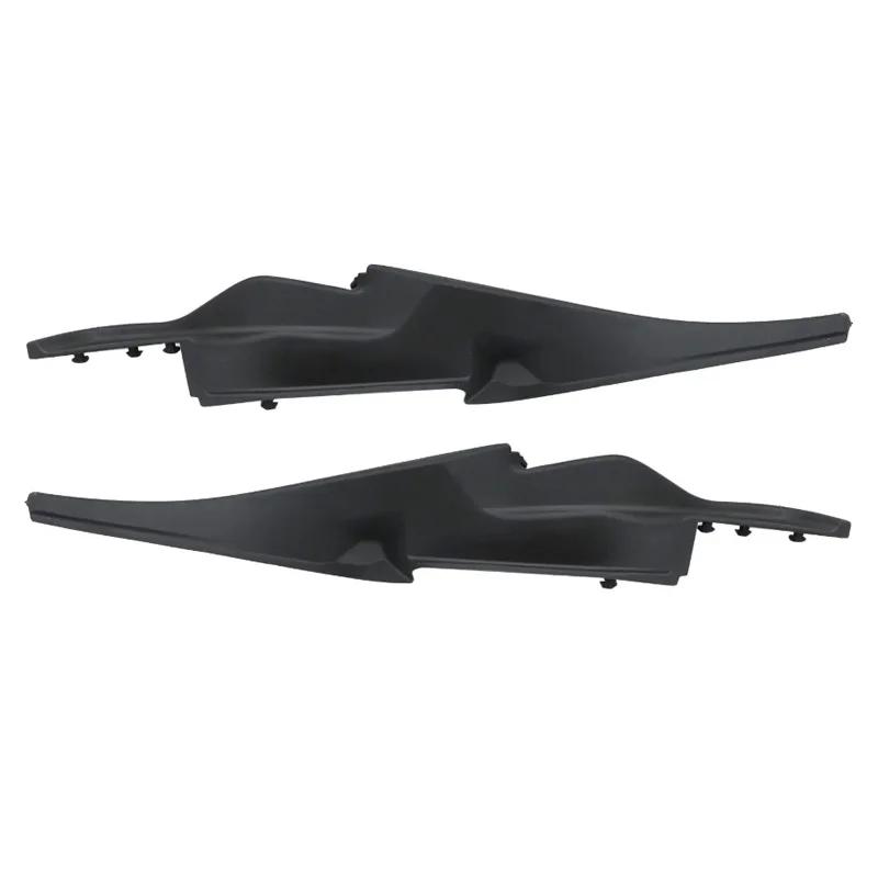 Car Front Cowl Windshield Wiper Motor Cover Trim Left Right Water Deflector Cowl Plate For Honda Civic 2016-2018 2019 2020 2021 чёрный