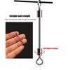10pcs/lot  Sheet Seat Double Swivels Quick Main Line Connectors Pin Ring