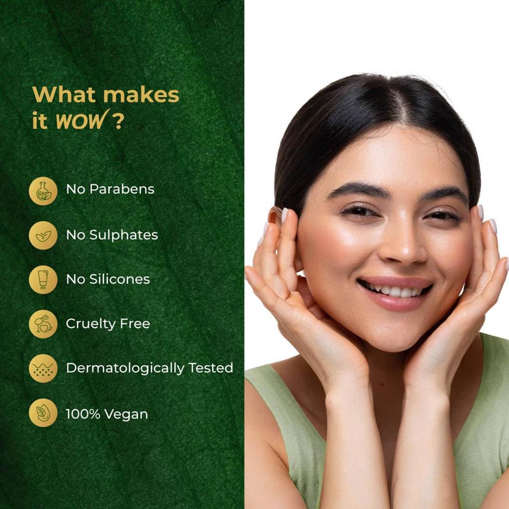 WOW Skin Science Neem Face Wash 150 Ml | Purifies Oily Skin, Unclogs Pores, Reduces Acne Breakouts, Hydrating Cleanser for Clear, Smooth  Skin